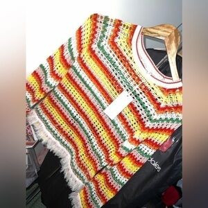 Stella McCartney Kids
Multicolor Sweater For Girl With Fringe size 10